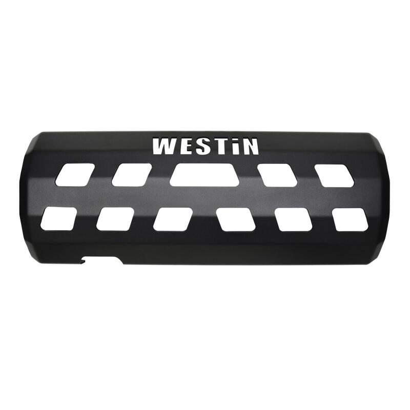 Jeep Wrangler JL Muffler Skid Plate - Westin - Textured Black - `18-`22