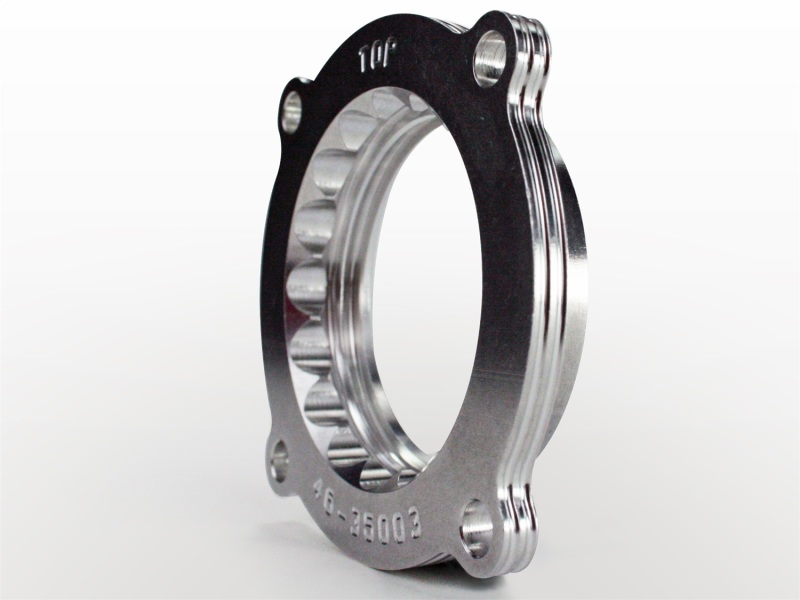 Jeep Wrangler JK Throttle Body Spacer - aFe - Silver Bullet - Silver - 3.6L - `12-`18