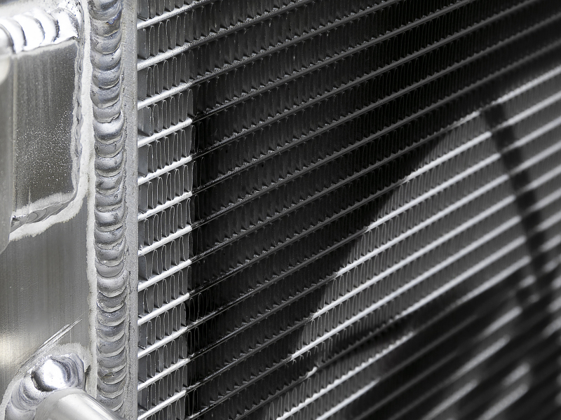 Jeep Wrangler JK Radiator - aFe - BladeRunner Street Series Tube & Fin - Brushed aluminum - V6-3.6L/3.8L - `07-`18