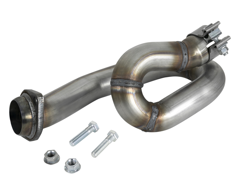 Jeep Gladiator Performance Exhaust - aFe - Twisted Steel Loop Relocation Pipe - 3.6L - `20-`25