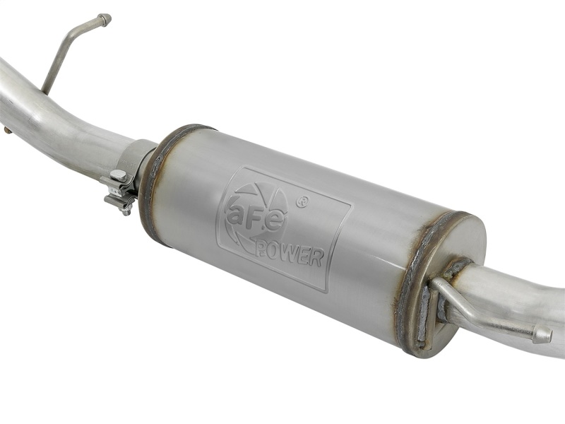 Jeep Wrangler JK Exhaust Cat Back - Rear - aFe - Scorpion 2-1/2in Aluminized Steel Hi-Tuck - V6 3.6L/3.8L - `07-`18