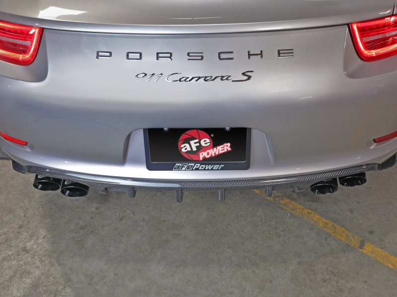 Porsche 911 Performance Exhaust - aFe - MACH Force-Xp Cat-Back - Black - 3.8L - `12-`16