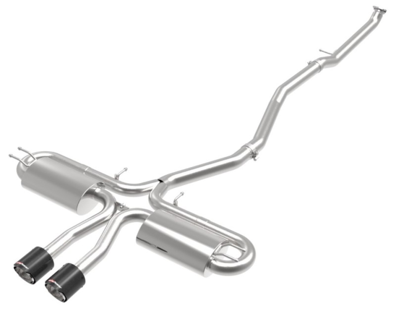 Honda Civic Performance Exhaust - Rear - aFe - Takeda 3