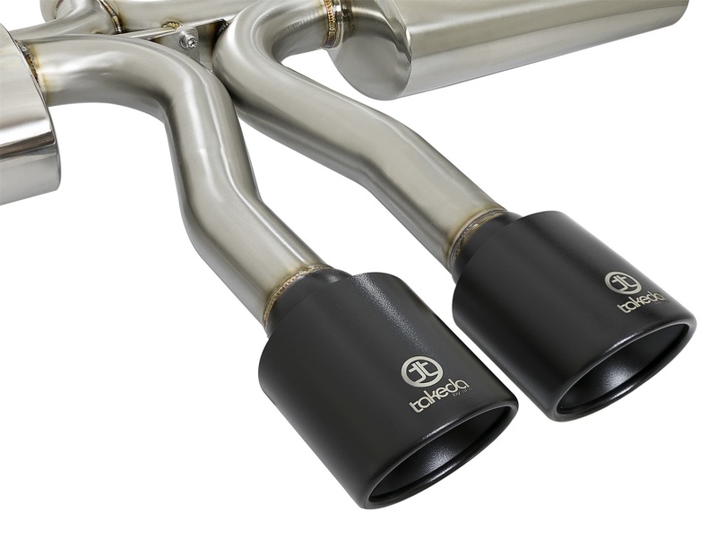 Honda Civic Performance Exhaust - Rear - aFe - Cat Back - Black - 1.5L - `17-`20