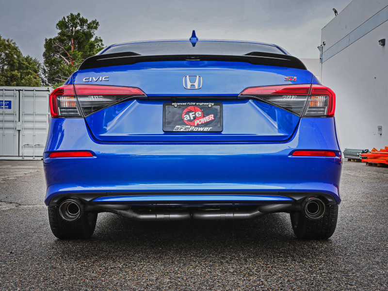 Honda Civic Performance Exhaust - aFe - Takeda 2.5in to 3in 304 SS Cat-Back Exhaust - Carbon Fiber - 1.5L - `22-`23