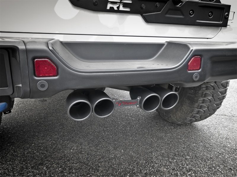 Jeep Wrangler JL Exhaust Cat Back - aFe - Rebel Series - Black - V6-3.6L - `18-`24