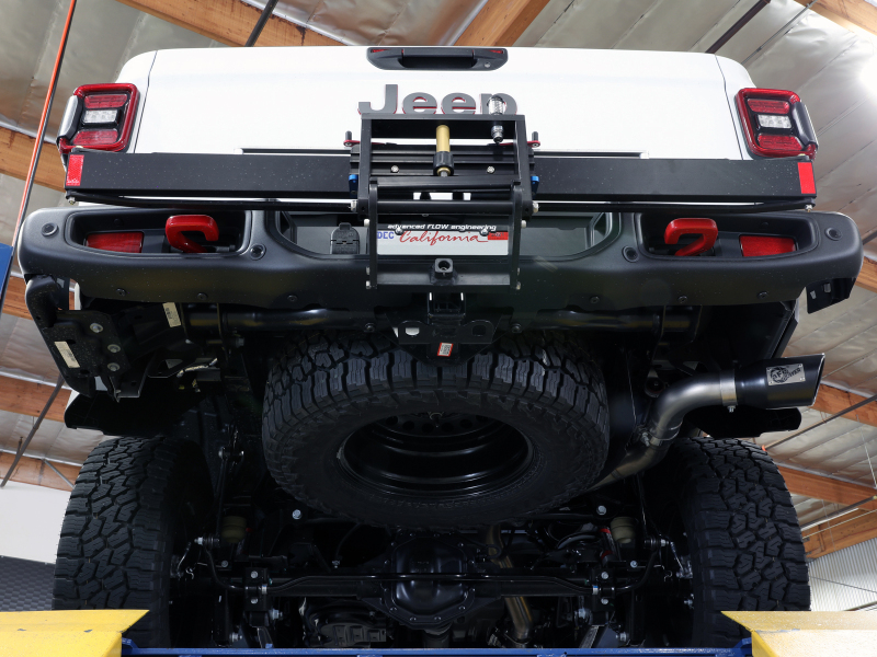 Jeep Gladiator Performance Exhaust - aFe - Vulcan Series DPF-Back - Black - 3.0L - `21-`23