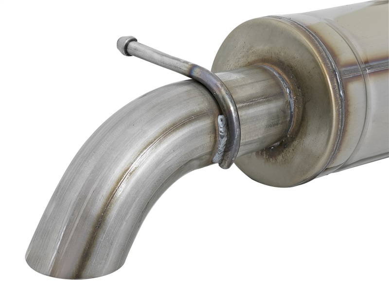 Jeep Wrangler JK Exhaust System - aFe - Rock Basher 3in 409 SS Cat-Back Turn-Down - V6 3.6L/3.8L - `07-`18