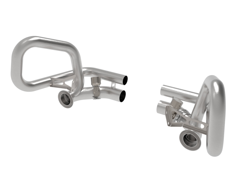 Porsche 911 Performance Exhaust - aFe - MACH Force-Xp 304 Stainless Steel Primary Muffler Delete Pipe - 3.8/4.0L - `14-`19