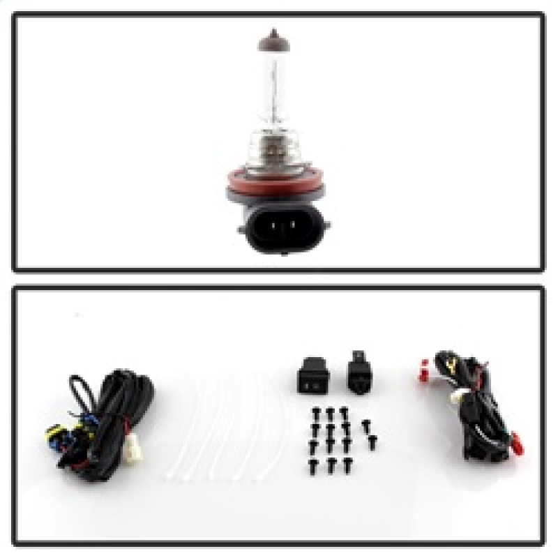 Honda Civic Fog Lights - SPYDER - OEM w/Switch - Clear - `16-`17