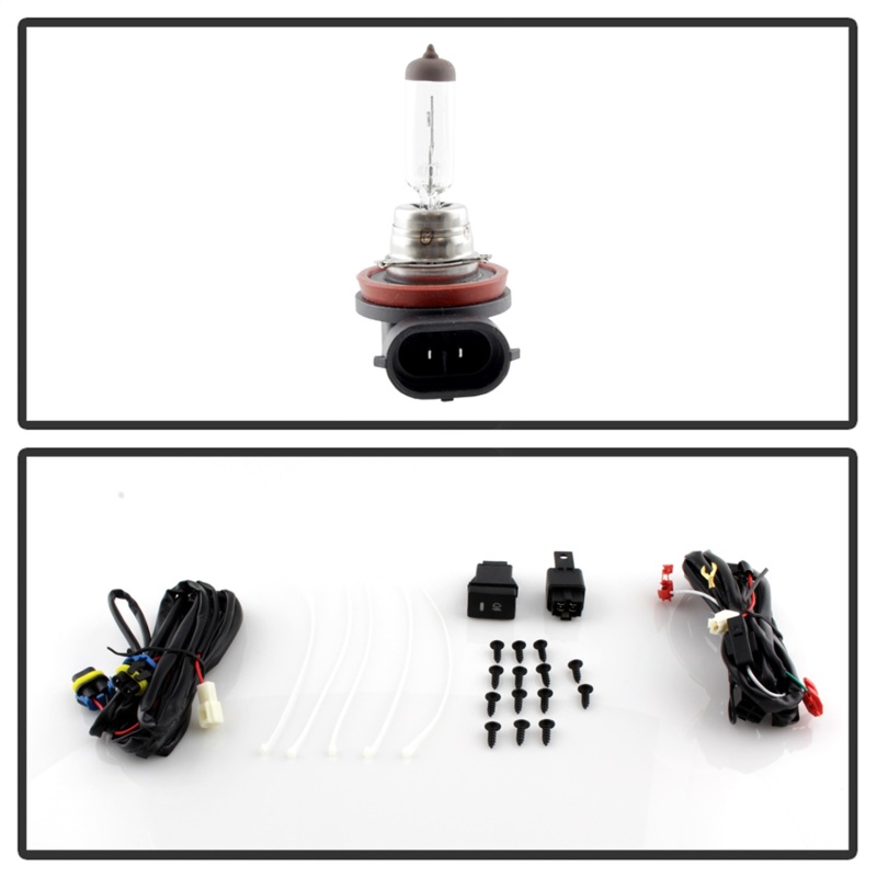 Honda Civic Fog Lights - SPYDER - OEM w/Switch - Clear - `16-`17