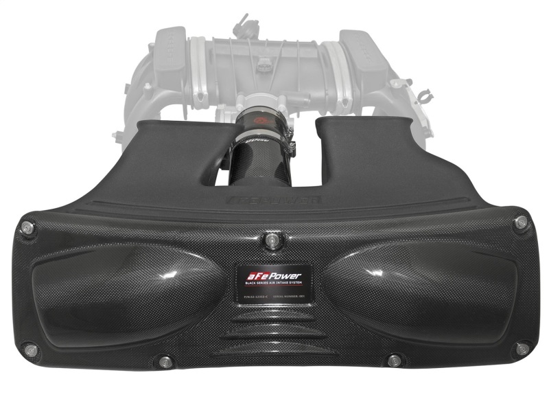 Porsche 911 Performance Air Intake - aFe - Black Series Stage-2 Carbon Fiber Cold Air Intake System w/ Pro 5R Filter - Black - 3.4L/3.8L - `12-`16