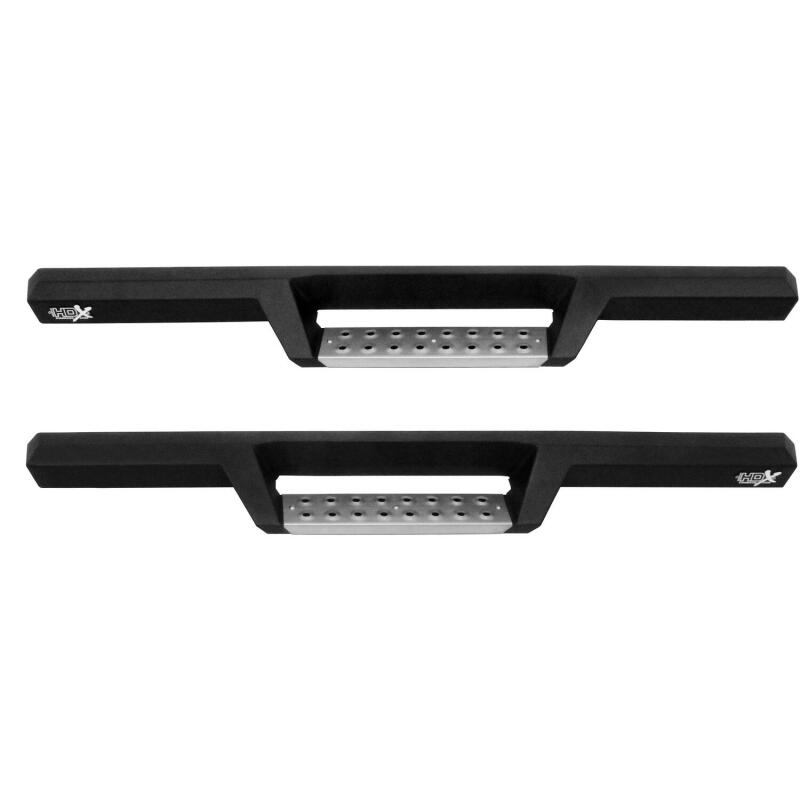 Jeep Wrangler JK Nerf Bars - HDX Drop - Westin - Stainless - Textured Black - `07-`18