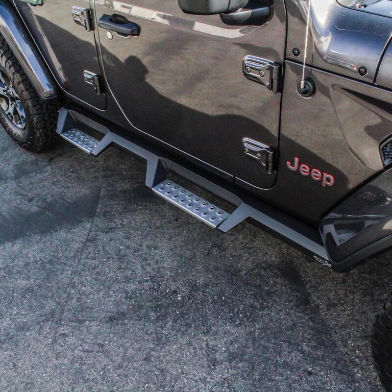 Jeep Wrangler JL Nerf Step Bars - Westin - HDX Drop - Textured Black - 2018