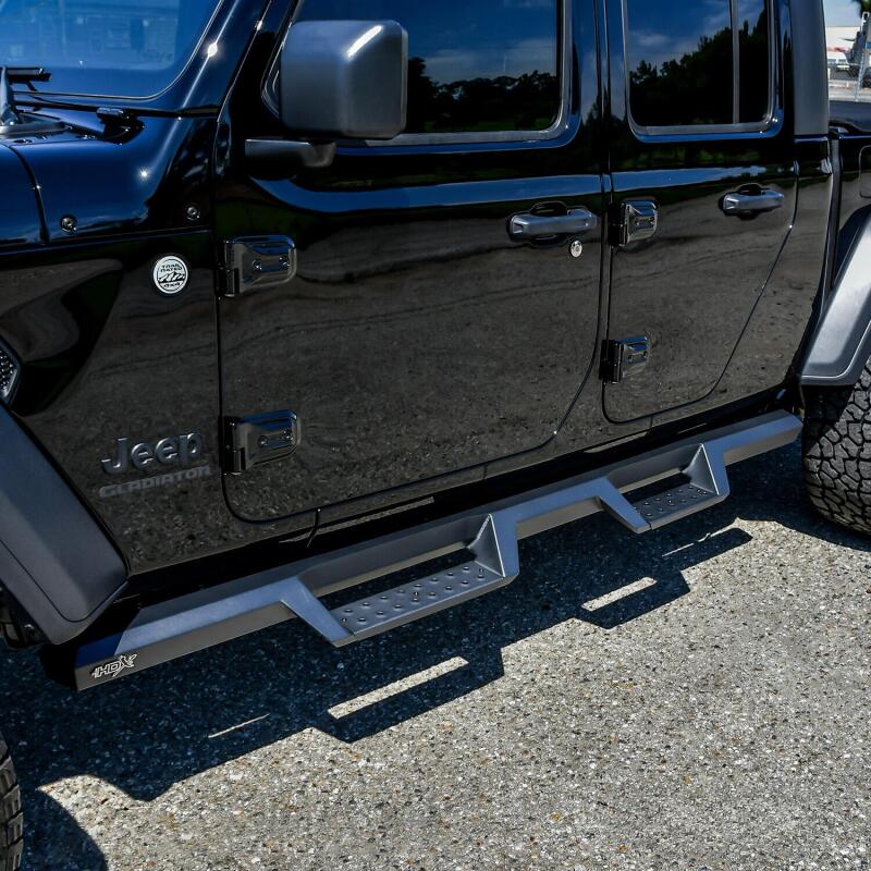 Jeep Gladiator Nerf Bars - Westin - HDX Drop - Textured Black - 2020+