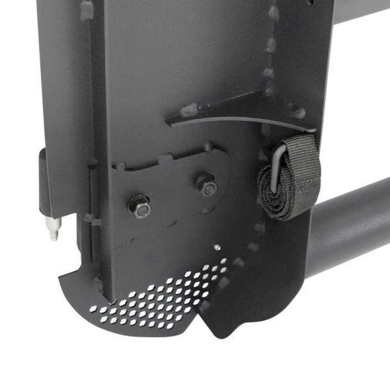 Jeep Wrangler JK Trailline Tube Doors - Front - Go Rhino - Replacement - Black - `07-`18