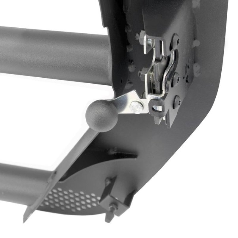 Jeep Wrangler JK Trailline Tube Doors - Front - Go Rhino - Replacement - Black - `07-`18