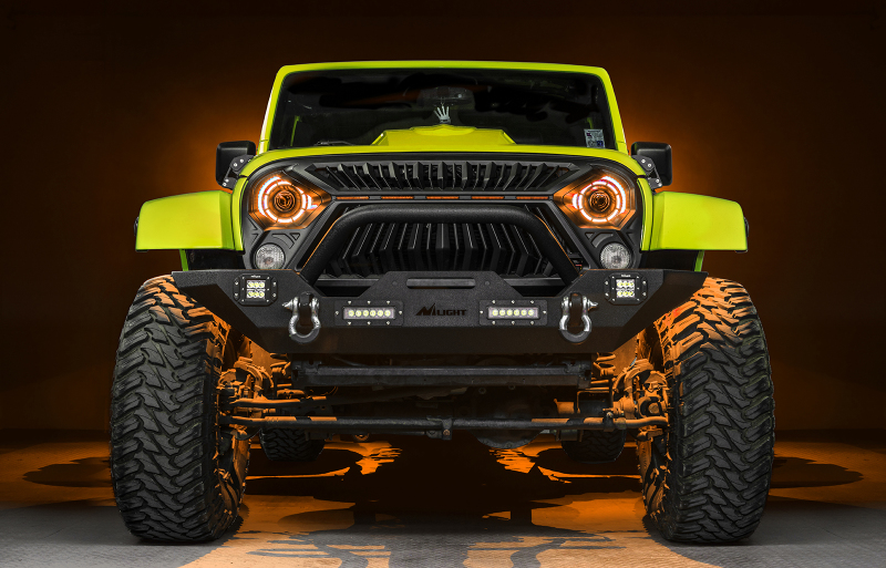 Jeep Wrangler JK Projector Headlights - ORACLE Lighting - ColorSHIFT BiLED - `07-`18
