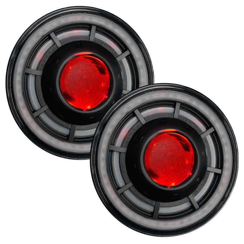 Jeep Wrangler JK Projector Headlights - ORACLE Lighting - ColorSHIFT BiLED - `07-`18