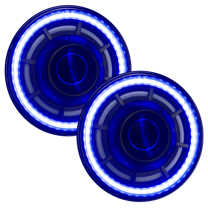 Jeep Wrangler JK Projector Headlights - ORACLE Lighting - ColorSHIFT BiLED - `07-`18