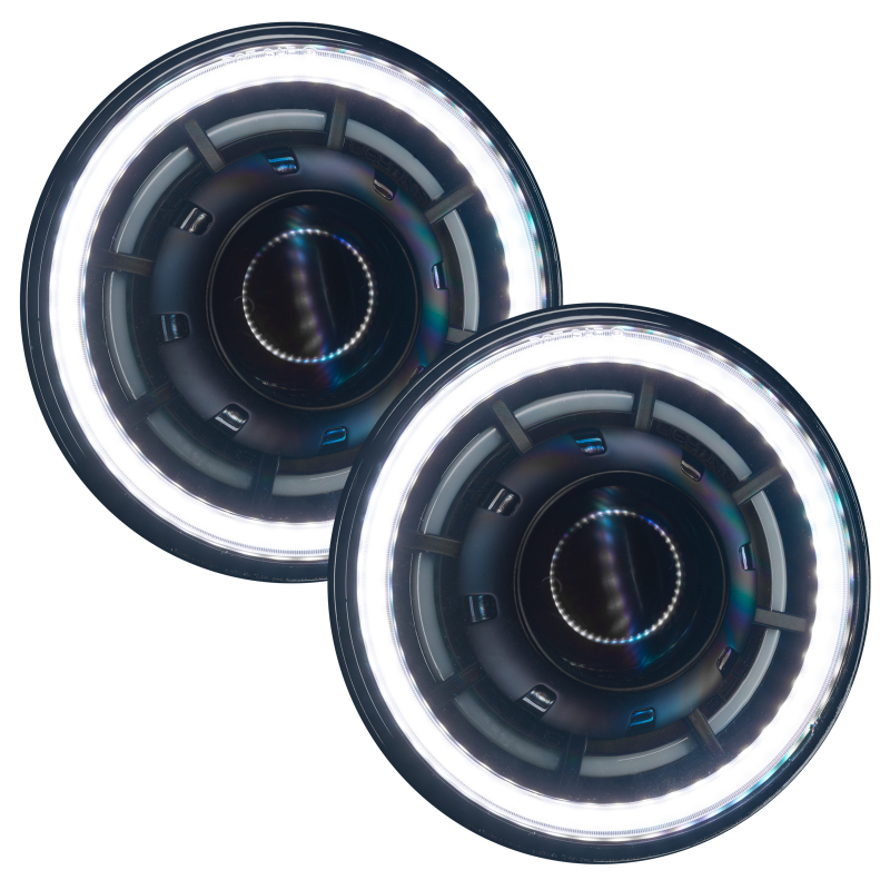 Jeep Wrangler JK Projector Headlights - ORACLE Lighting - ColorSHIFT BiLED - `07-`18