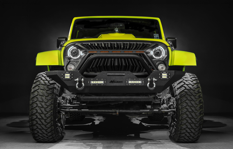 Jeep Wrangler JK Projector Headlights - ORACLE Lighting - ColorSHIFT BiLED - `07-`18