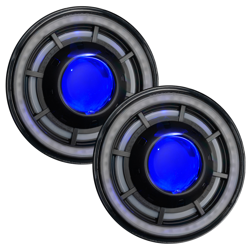 Jeep Wrangler JK Projector Headlights - ORACLE Lighting - ColorSHIFT BiLED - `07-`18