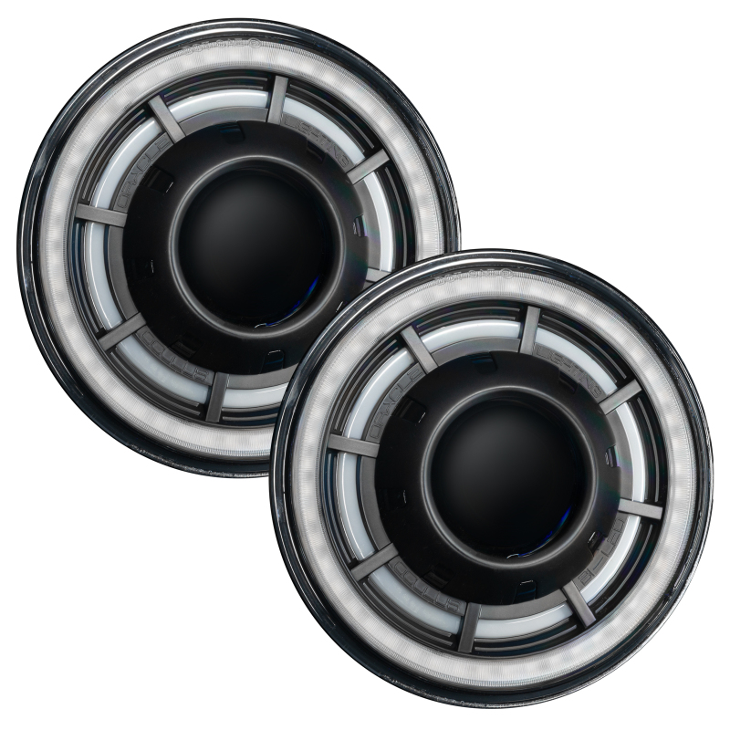 Jeep Wrangler JK Projector Headlights - ORACLE Lighting - ColorSHIFT BiLED - `07-`18