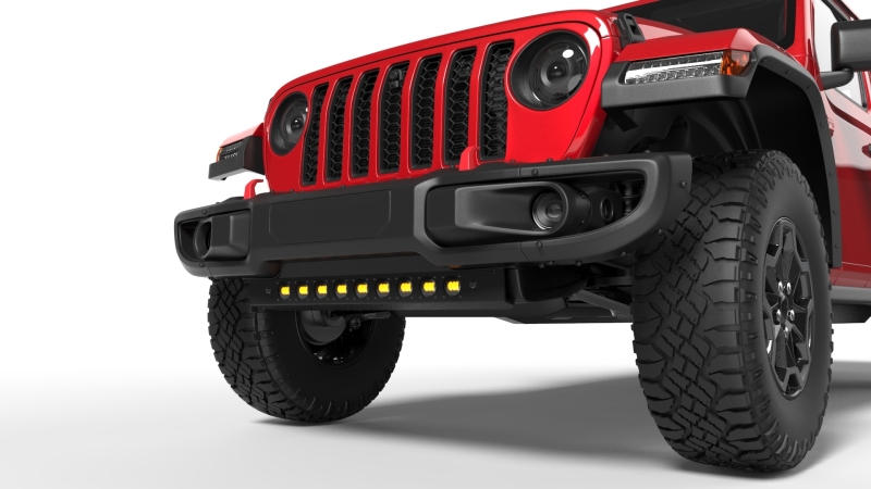 Jeep Gladiator Skid Plate - ORACLE Lighting - With Integrated LED Emitters - Yellow - 2019