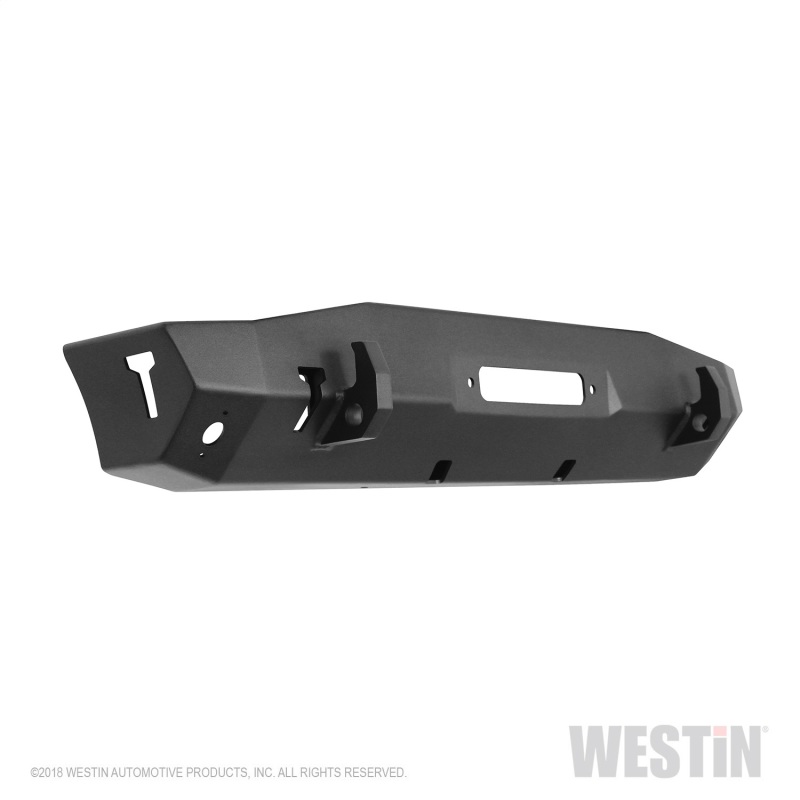 Jeep Wrangler JK Stubby Front Bumper - Front - Westin - WJ2 - Textured Black - `07-`18