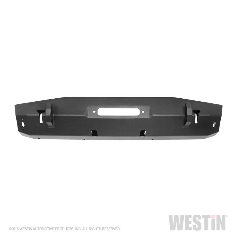 Jeep Wrangler JK Stubby Front Bumper - Front - Westin - WJ2 - Textured Black - `07-`18