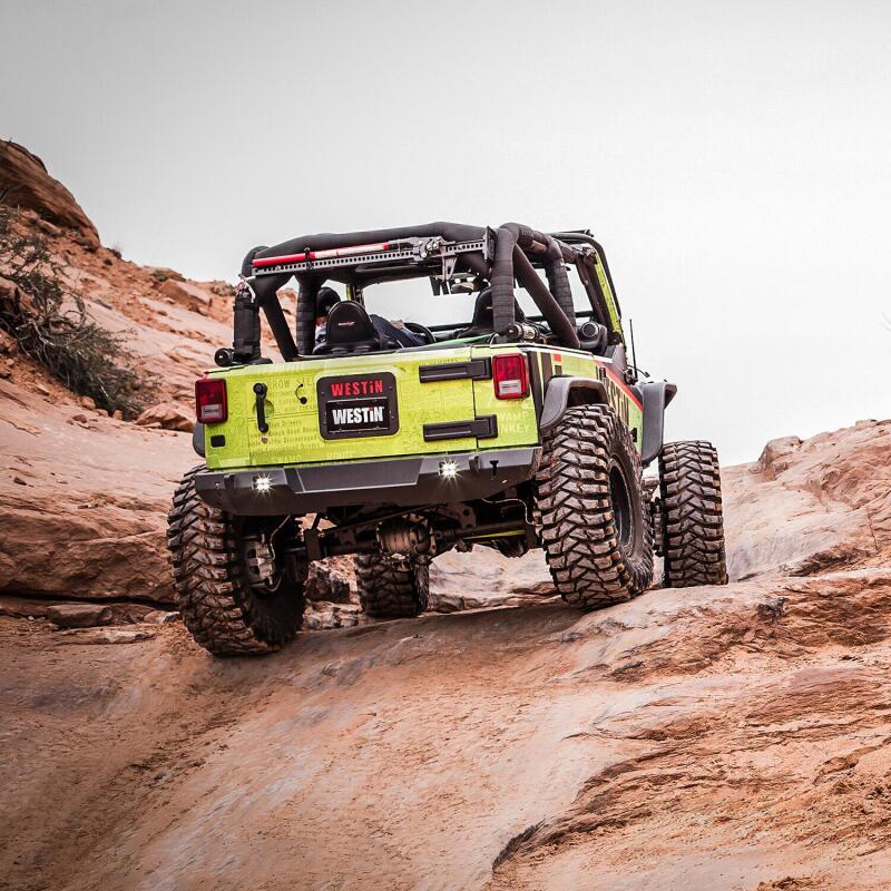 Jeep Wrangler JK Rear Bumper - Rear - Westin - WJ2 - Textured Black - `07-`18