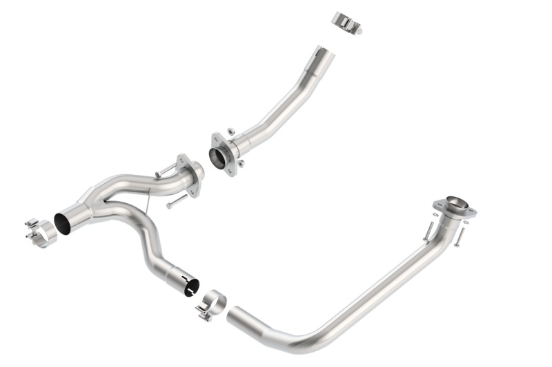 Jeep Wrangler JK Y-Pipe - Borla - Loop Delete - 3.6L - `12-`18