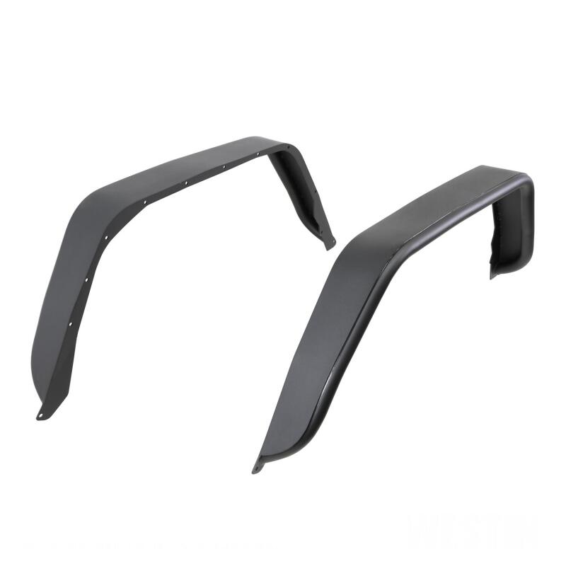 Jeep Gladiator Tube Fenders - Rear - Westin - Snyper - Textured Black - 2020+