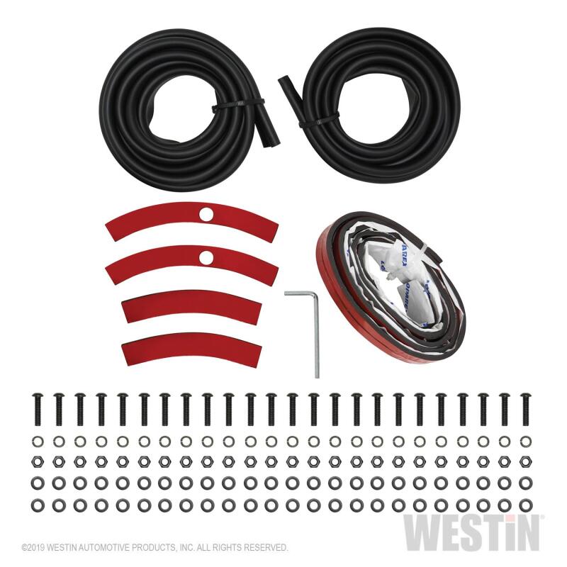 Jeep Gladiator Tube Fenders - Rear - Westin - Snyper - Textured Black - 2020+