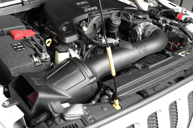 Jeep Wrangler JL Aircharger Performance Intake - K&N Engineering - V6-3.6L - `18-`19