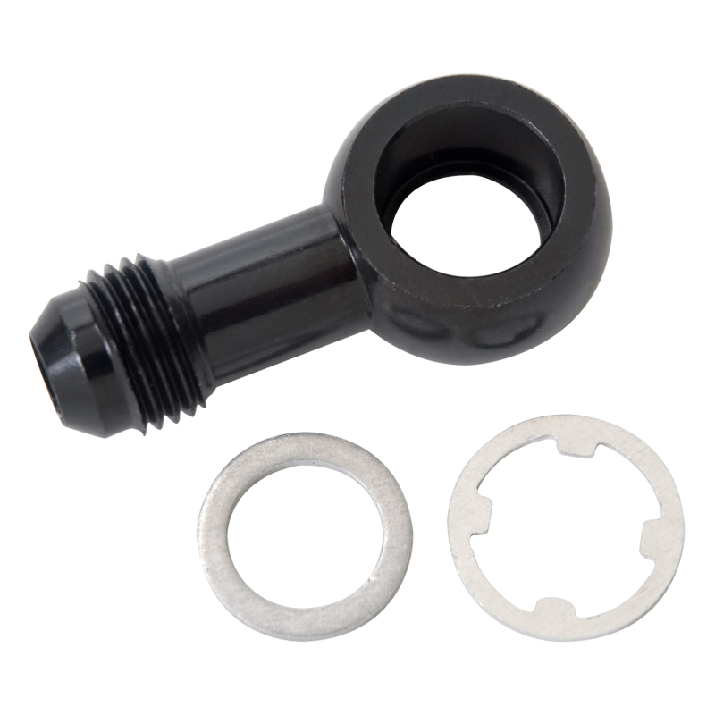 Honda Civic Fuel Line Fittings - Russell - Pro Classic Banjo Fuel Fitting - Black Anodized