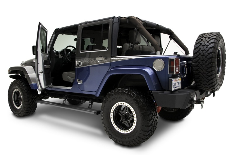 Jeep Wrangler JK PowerStep - AMP Research - Black - `07-`17