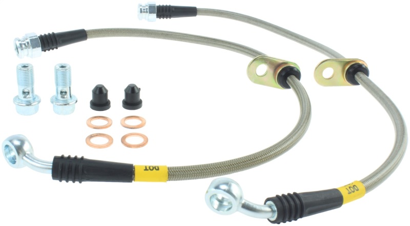 Honda Civic Brake Line Kit - Rear - Stoptech - Stainless Steel - `92-`95
