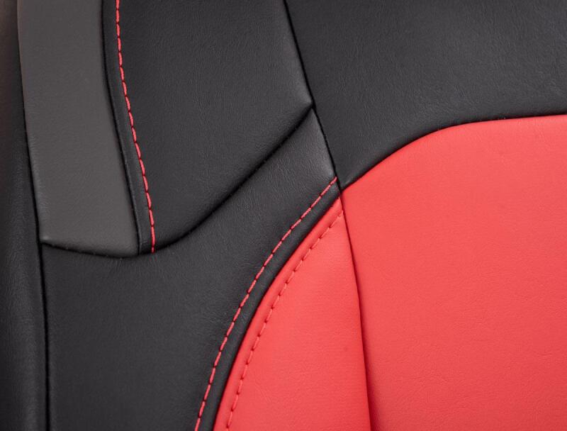 Jeep Gladiator Front Seat Covers - PRP Seats - Pocket Back - Black/Orange - 2020+