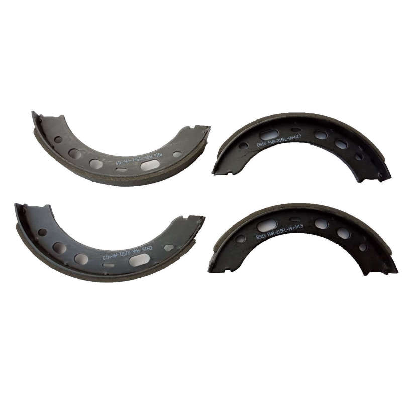 Porsche 911 Autospecialty Parking Brake Shoes - Rear - PowerStop - Precision Cam Ground - Black - `05-`10