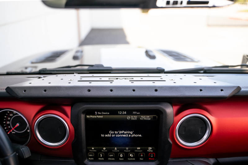 Jeep Gladiator Dash Trays - DV8 Offroad - Digital Device Dash Mount - `18-`23