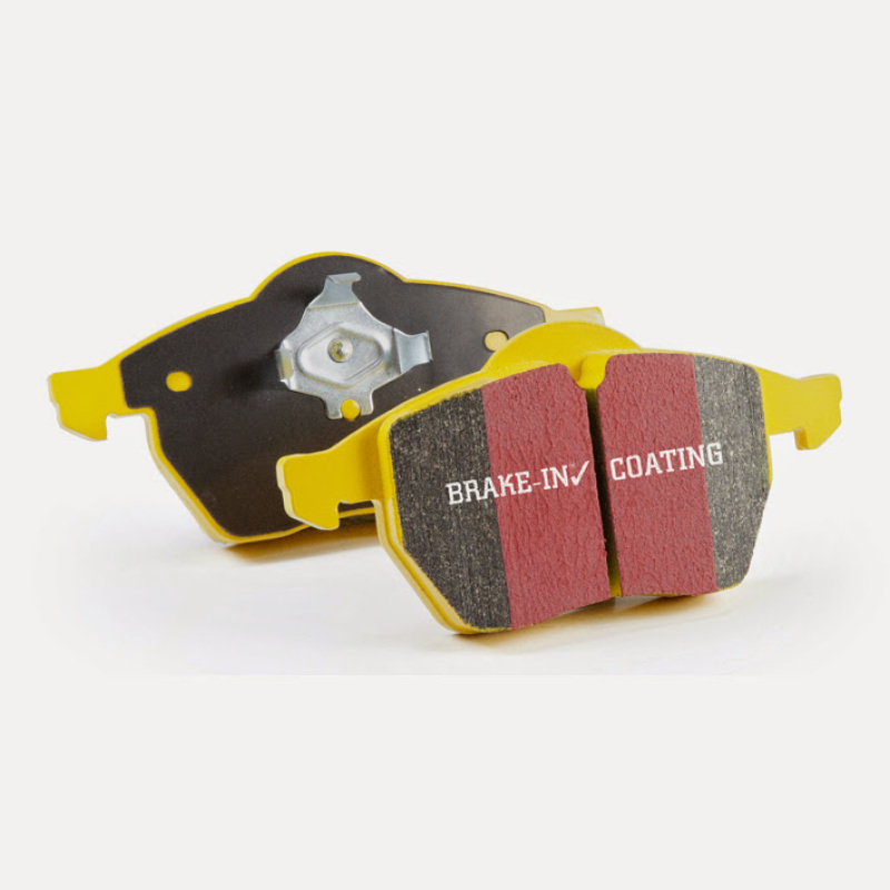 Jaguar F-TYPE Brake Pads - Front -  EBC - Yellowstuff - 3.0L - Cast Iron Rotors - '14 - '23