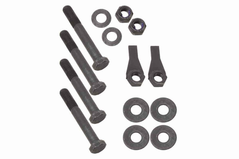Jeep Wrangler JK D-Ring Frame Mounts - Rear - Fishbone Offroad - Black - `07-`18