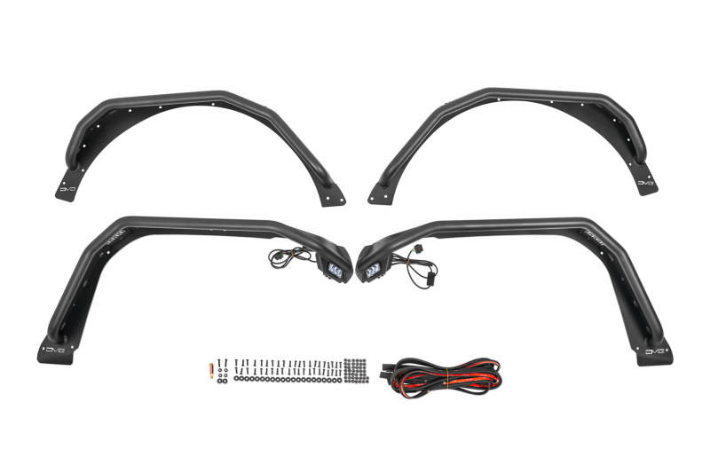 Jeep Wrangler JL Tube Fenders - DV8 Offroad - Spec Series - `18-`23