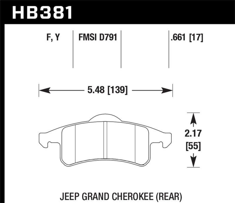 Jeep Grand Cherokee - HAWK LTS Brake Pads