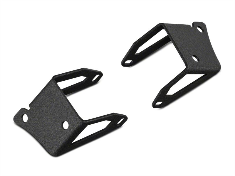 Jeep Wrangler JK Windshield Mounted Light Brackets - Raxiom - Textured Black - `07-`18