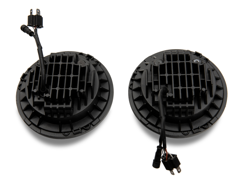 Jeep Wrangler JK LED Headlights - Raxiom - RGB Halo - Black - `07-`18