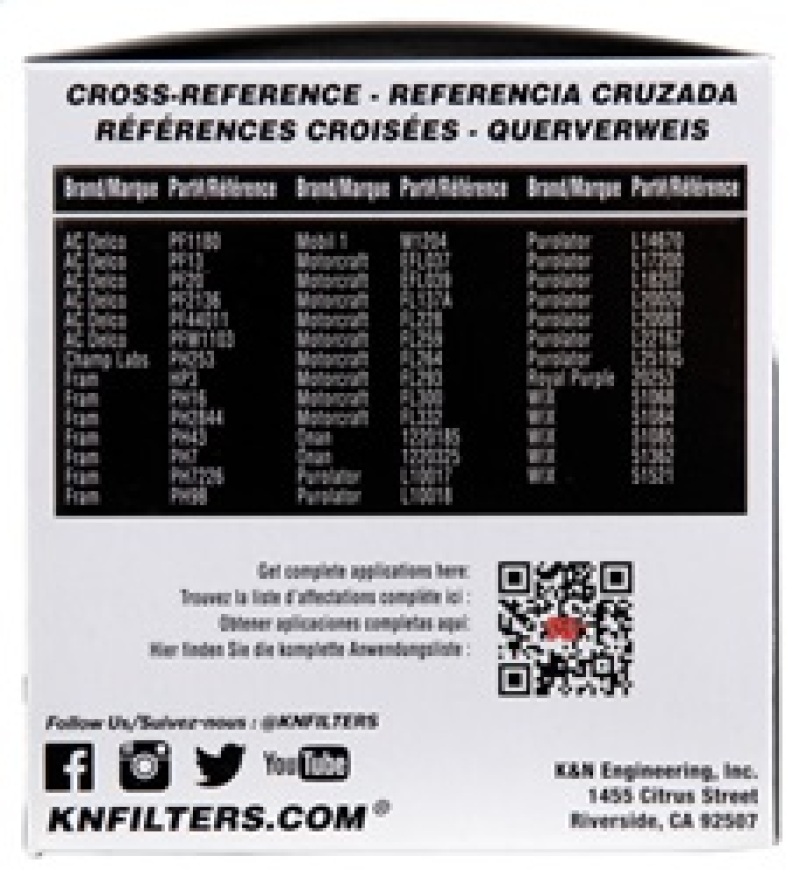 Porsche 911 Series KN Pro Series Oil Filters