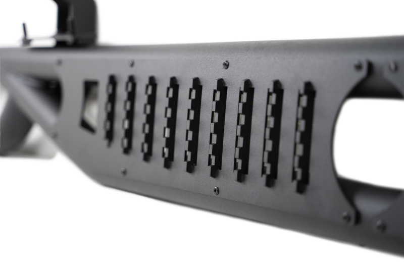 Jeep Wrangler JL Hinge Mounted Steps - DV8 Offroad - OE Plus - black - `18-`23